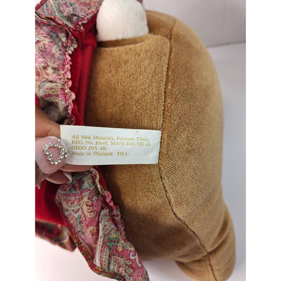 EUC Vintage 1985 Velveteen Rabbit Plush 13" Bunny Rabbit Floppy Ears Toys R Us - Picture 11 of 11